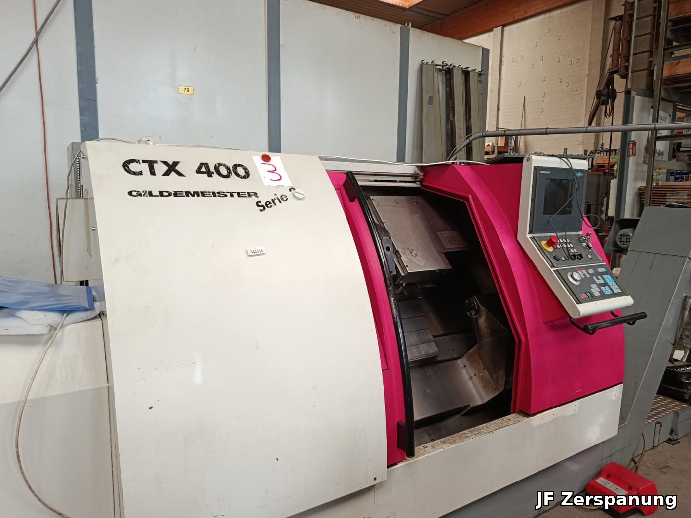 CNC-draaicentrum Gildemeister CTX 400 Serie 3 met aangedreven gereedschappen